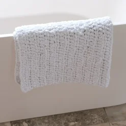 Bademåtte • Genanvendt Bomuld • Hvid