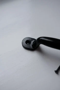 Bøjlegreb • Bakelit • 122 mm • Sort