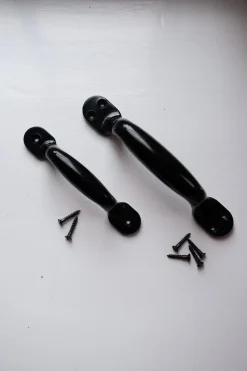 Bøjlegreb • Bakelit • 122 mm • Sort