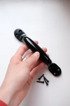 Bøjlegreb • Bakelit • 160 mm • Sort