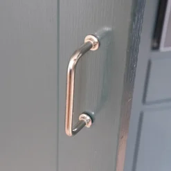 Bøjlegreb • Krom • 96 mm • Rund Fodskive