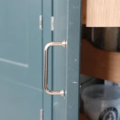 Bøjlegreb • Krom • 96 mm • Rund Fodskive