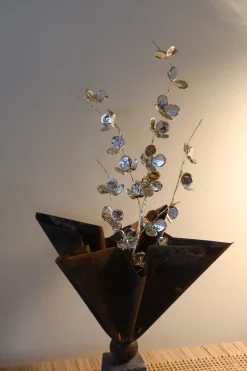 Blomst • Champagne farvet - Sendes ikke