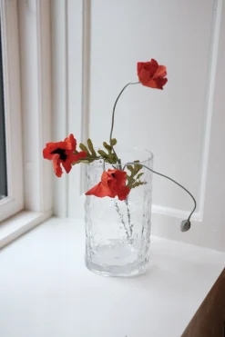 Blomst • Valmue • 3 blomster • Orange