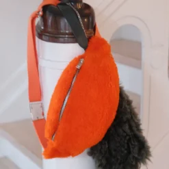 Bæltetaske • Lammeskind • Orange