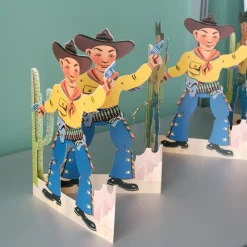 Bord Pynt • Papirguirlande • Cowboy