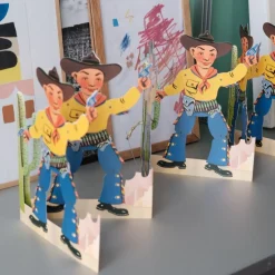 Bord Pynt • Papirguirlande • Cowboy