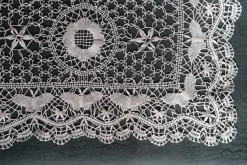 Dækkeserviet • Kniplet • Sommerfugl • Creme