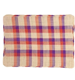 Dækkeserviet • Palmeblade • Iraca • Orange & Lilla Tern