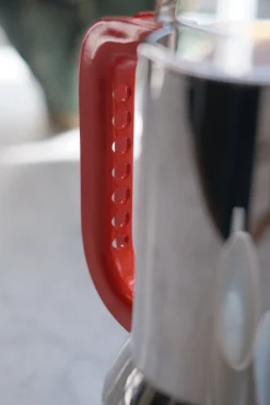 Espressokande • Manoci Forato • 6 kopper • Rød