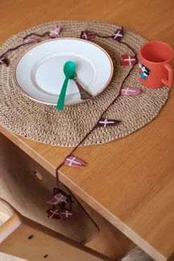 Flagranke • Hæklet • 1,5 meter • Rød