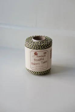 Gavebånd • Bakers Twine • 50m • Lilla & Grøn