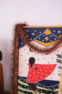 Guirlande • Lametta • 2 meter • Twist Rød & Grøn