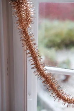 Guirlande • Lametta • 2 meter • Twist Kobber