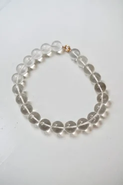 Halskæde • Håndlavet • Ædelsten • Kvarts