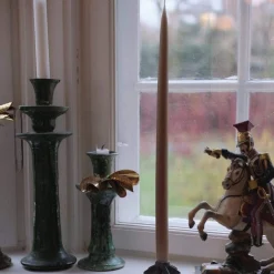 Hånddyppede lys • 45 cm • Oliven