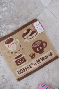 Håndklæde • 25 x 25 cm • Kaffe