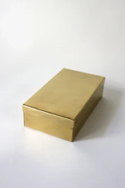 Håndlavet Rektangulær Æske • Messing • Mini