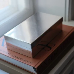 Håndlavet Rektangulær Æske • Tin • Stor