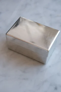 Håndlavet Rektangulær Æske • Tin • Mini