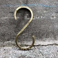 Industriel S-krog • 150mm • Messing