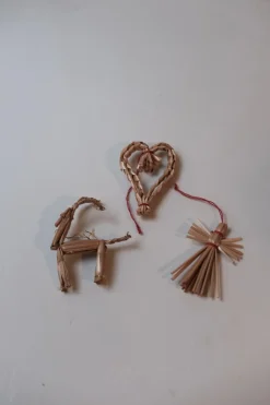 Juledekoration • Strå