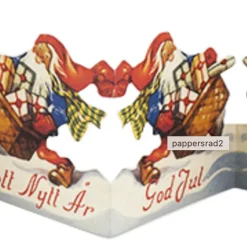 Julepynt • Bordguirlande • Nisse med sæk