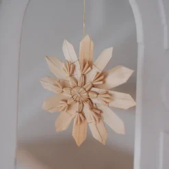 Julepynt • Dekoration • Strå • 12 stk