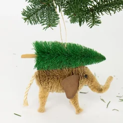 Julepynt • Elefant med juletræ