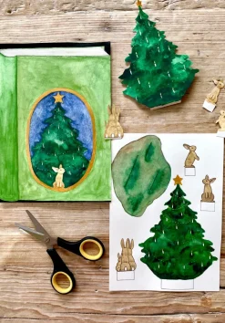 Julepynt • Grantræet • Udklip