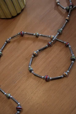 Julepynt • Guirlande • Perler • Sølv & multi