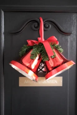 Julepynt • Klokker • Rød