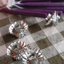 Julepynt • Lysestage til Juletræet • Sølv • 10 stk