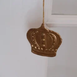 Julepynt • Messing • Krone