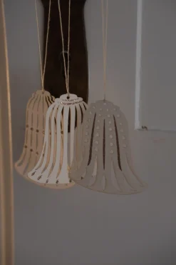 Julepynt • Papir • 3 stk • Klokker