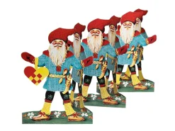 Julepynt • Papirguirlande • Blå Julemand