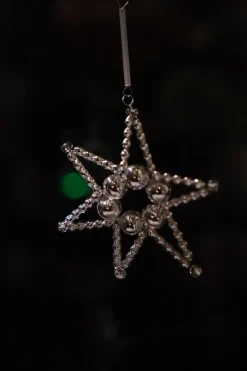 Julepynt • Perler • Stjerne • Sølv