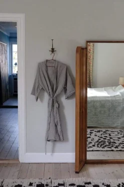 Kimono • M • Grå med Blå Tern