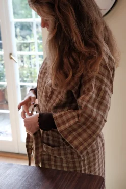 Kimono • M • Tartan Sienne Vert • Ternet