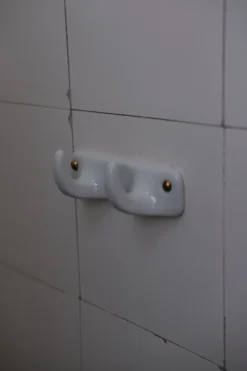 Knage • Porcelæn • 2 • Hvid • Firkantet