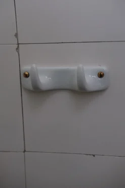 Knage • Porcelæn • 2 • Hvid • Firkantet