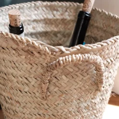 Kurv • Opbevaringkurv • Lille • Flettet Siv