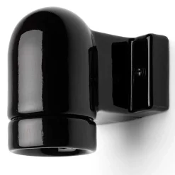 Lampe • Vinkel Porcelæn • Sort