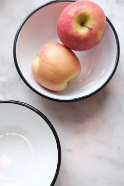 Morgenmadskål • Emalje • Rød