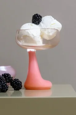 Mundblæst Cocktail Glas • Helle Mardahl • Pink Punch & Bubblegum