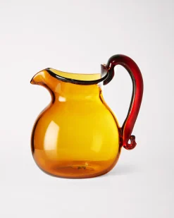 Mundblæst Glaskande • Murano • Rav