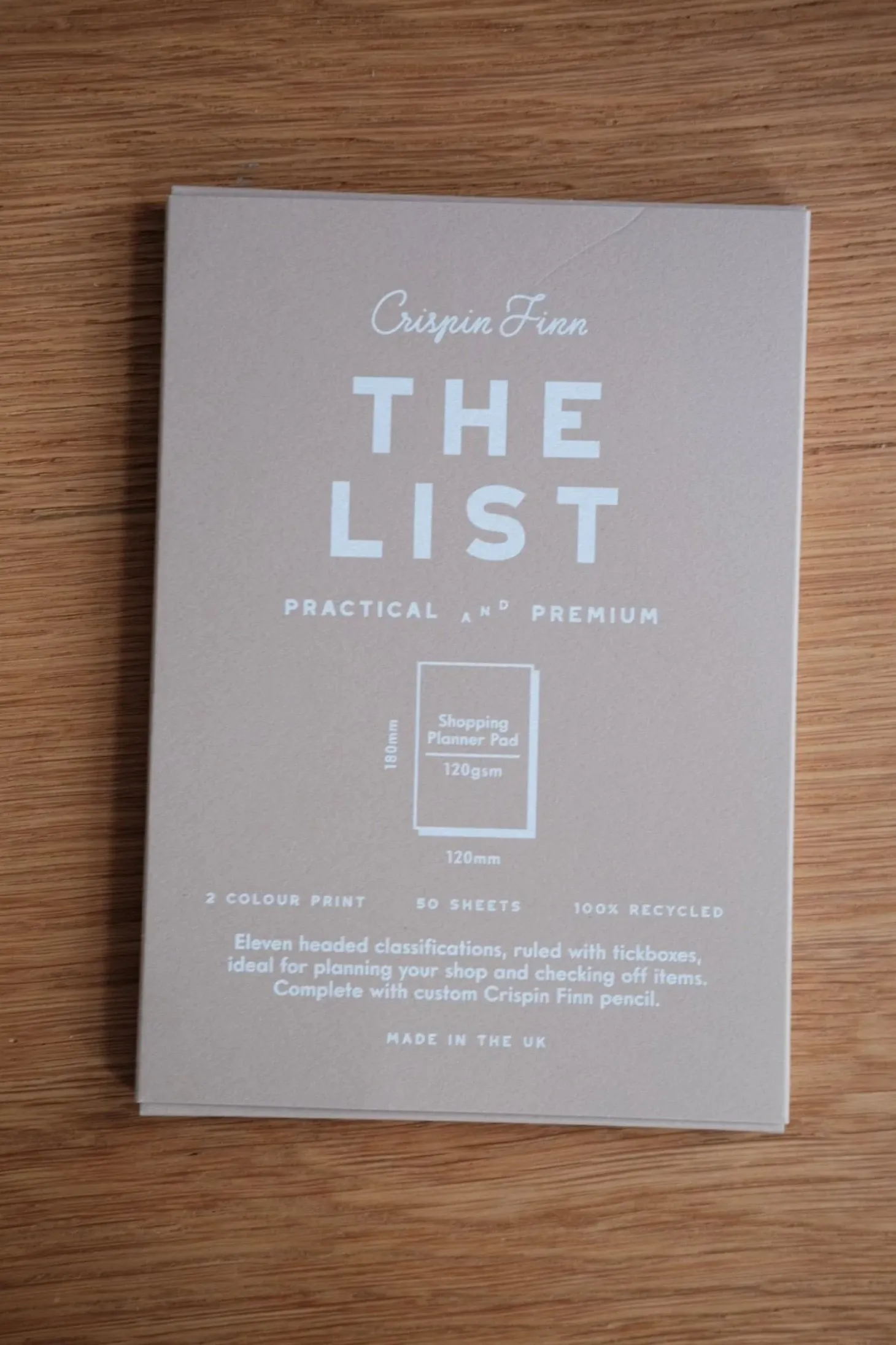 Notesbog • Indkøbsliste • 50 sider