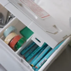 Opbevaring • Værktøjskasse • Stabelbar • Hvid