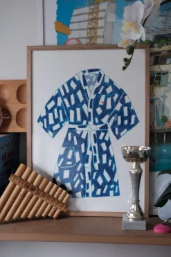 Plakat • A3 • Kimono Blue