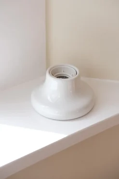 Porcelænslampe • Hvid • 001